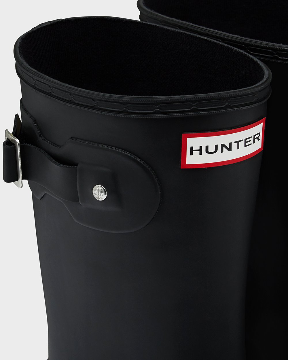Galochas Curtas Hunter Feminina Pretas - Original Tour Foldable - 56PDFGEJL